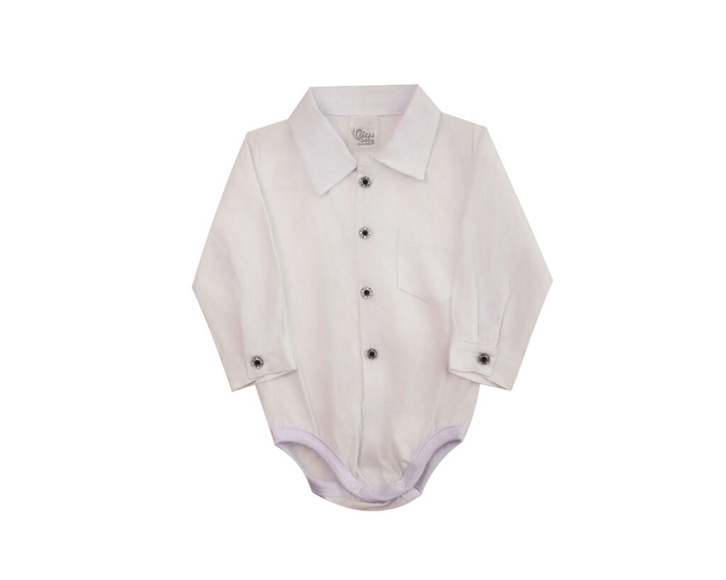 BODY CAMISA MANGA LONGA BRANCA