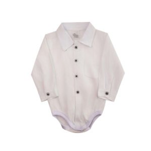 BODY CAMISA MANGA LONGA BRANCA