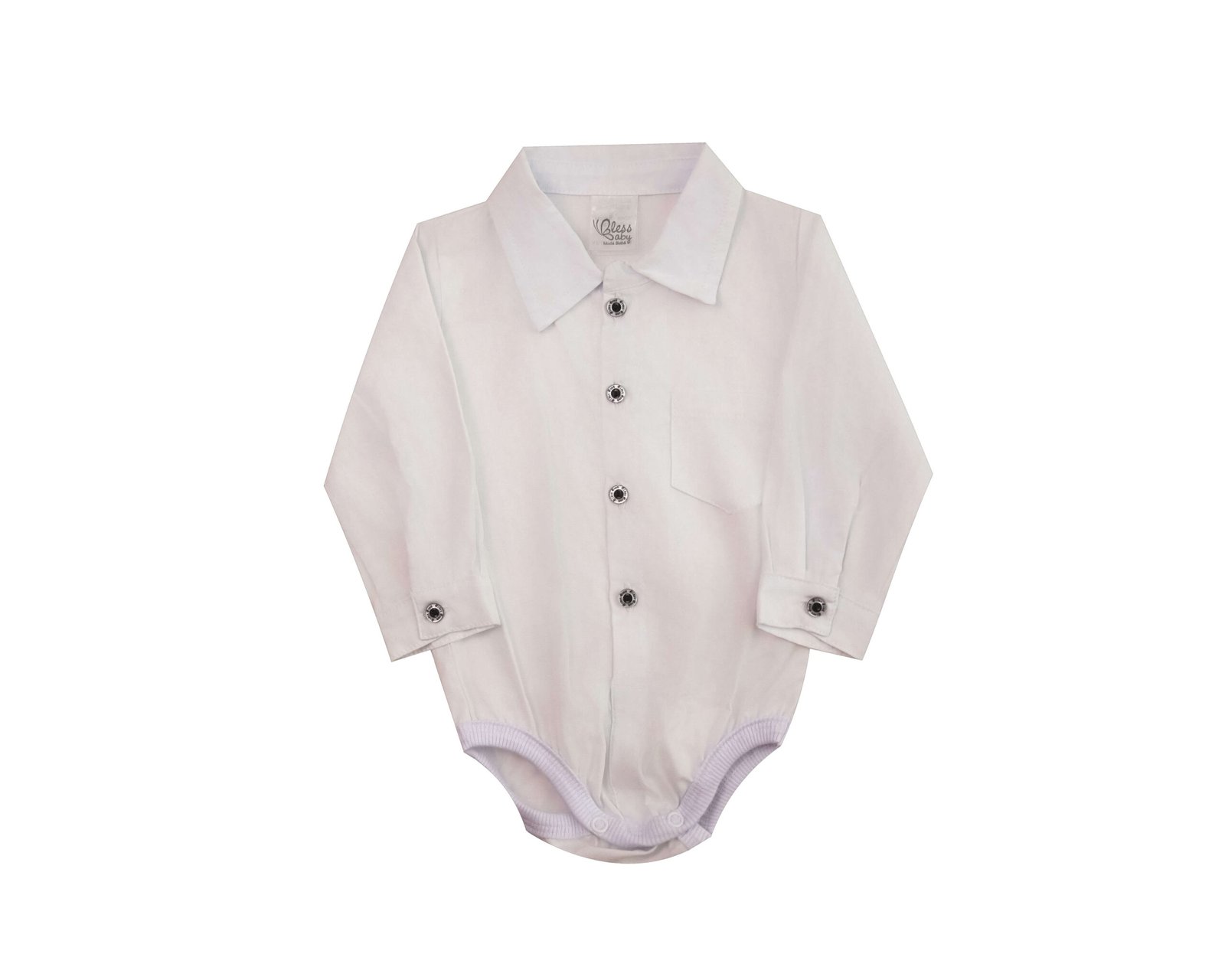 BODY CAMISA MANGA LONGA BRANCA