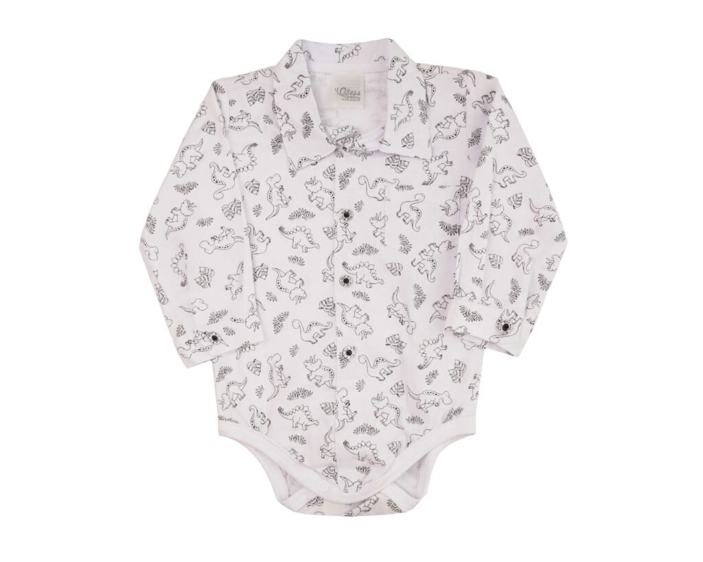 BODY CAMISA MANGA LONGA DINO