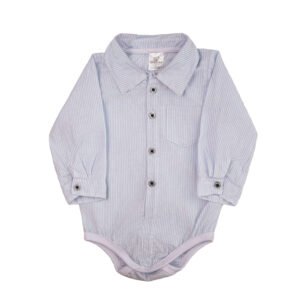 BODY CAMISA MANGA LONGA LISTRADA
