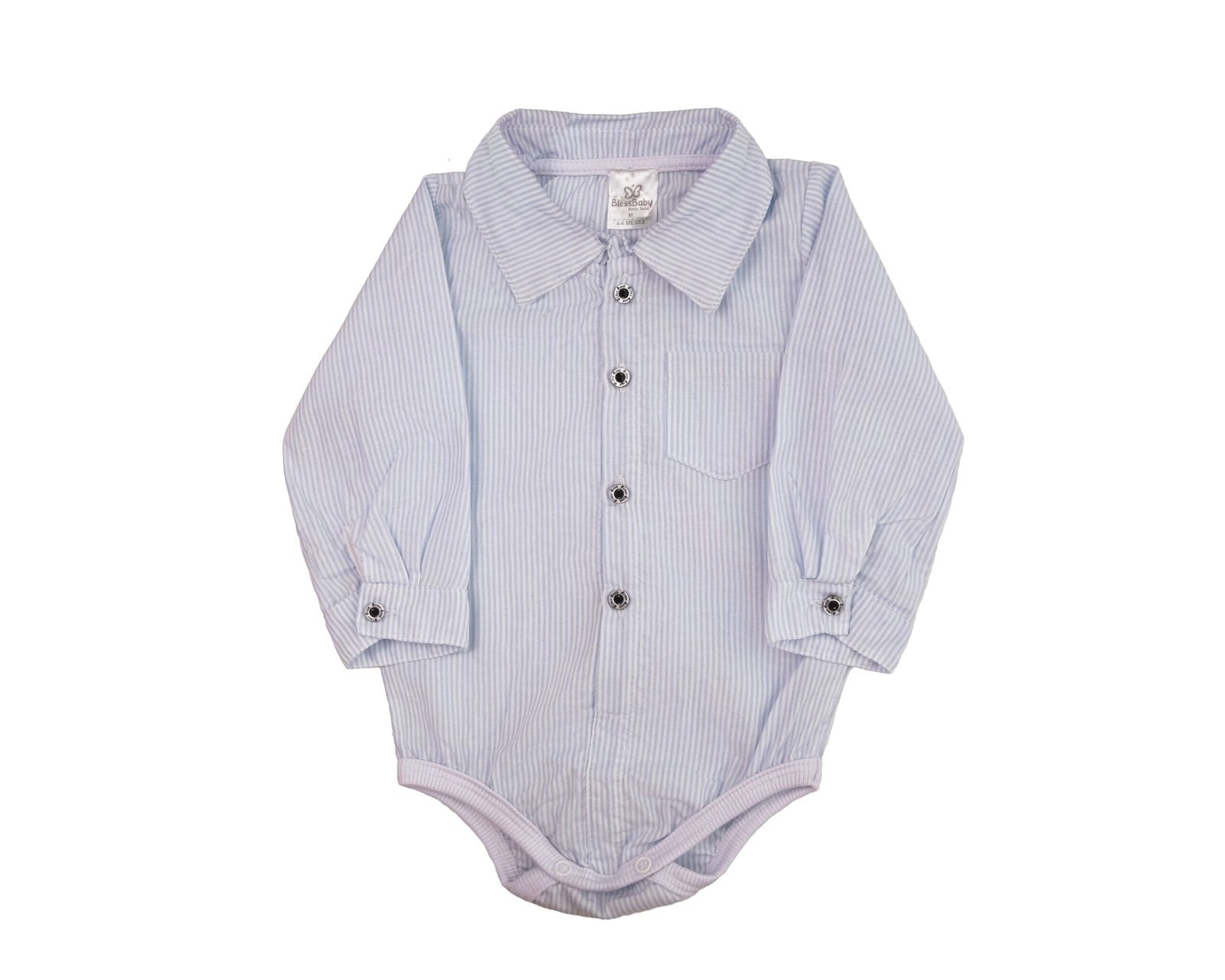 BODY CAMISA MANGA LONGA LISTRADA