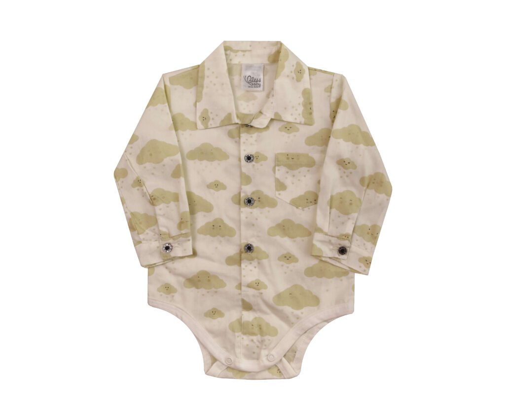 BODY CAMISA MANGA LONGA NUVEM